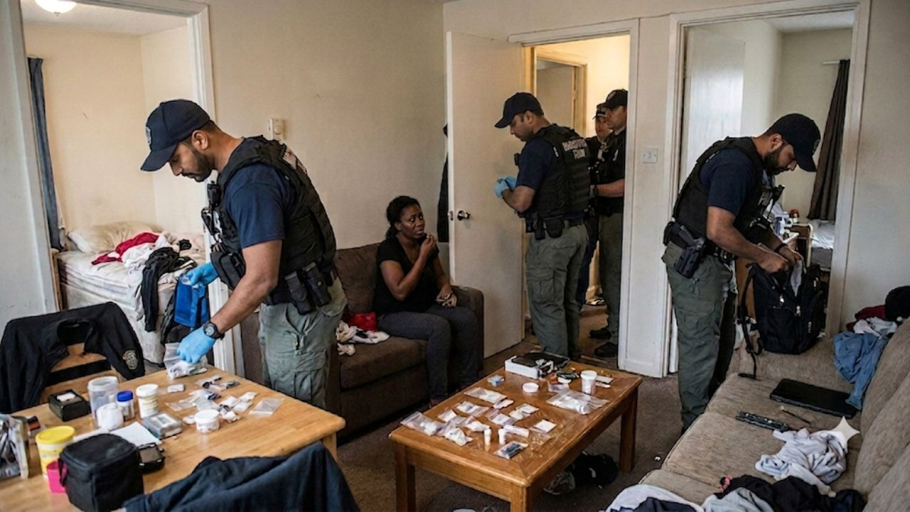  Police Raid African Woman Home