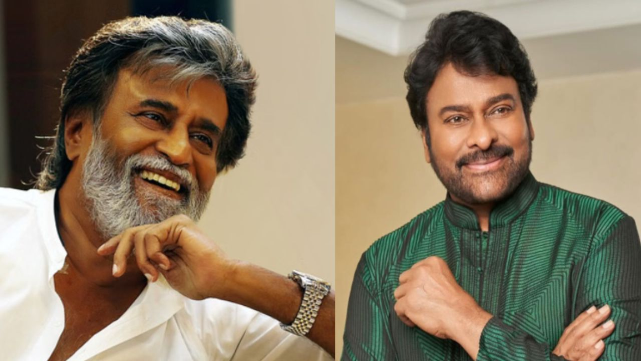 Rajinikanth and Chiranjeevi