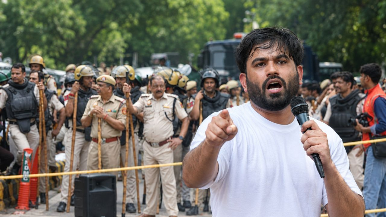 CJP Protest, दिल्ली पुलिस