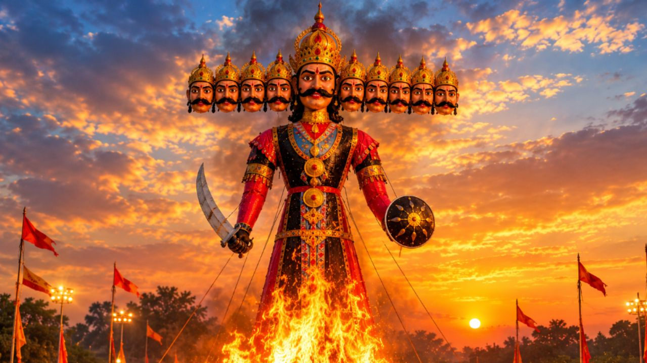burning Ravana