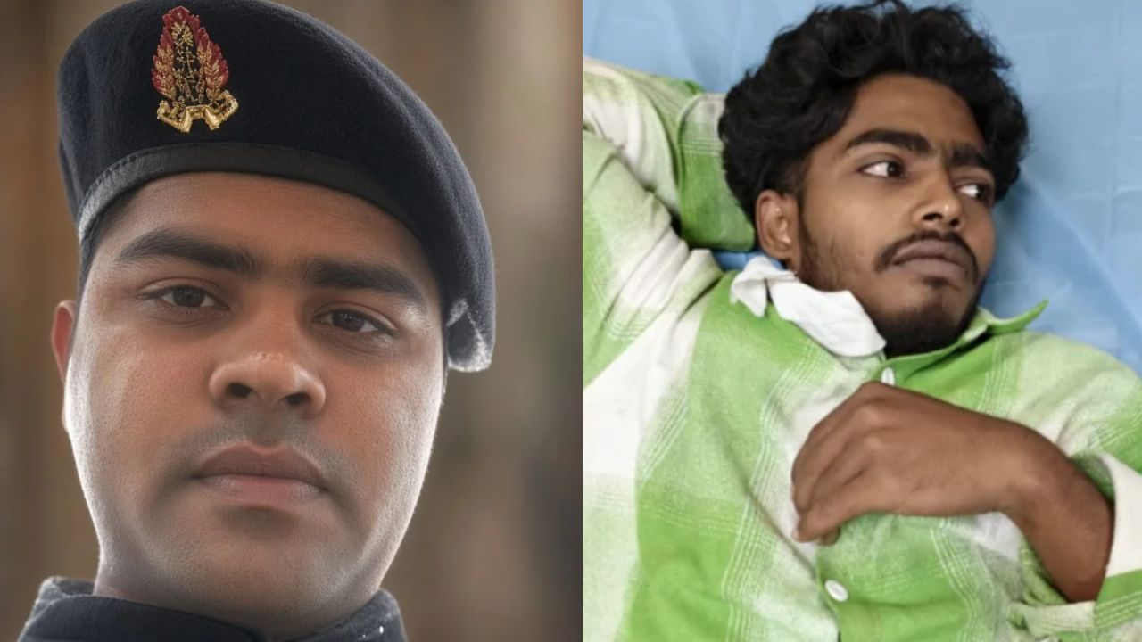 Police Constable Amit Shukla and accused Raj Vishwakarma