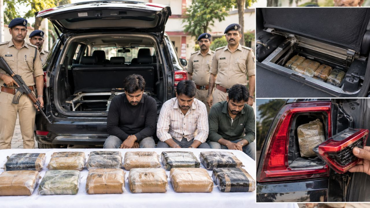 मोतीहारी में पुलिस ने गांजे के 17 पैकेट जब्त किए हैं