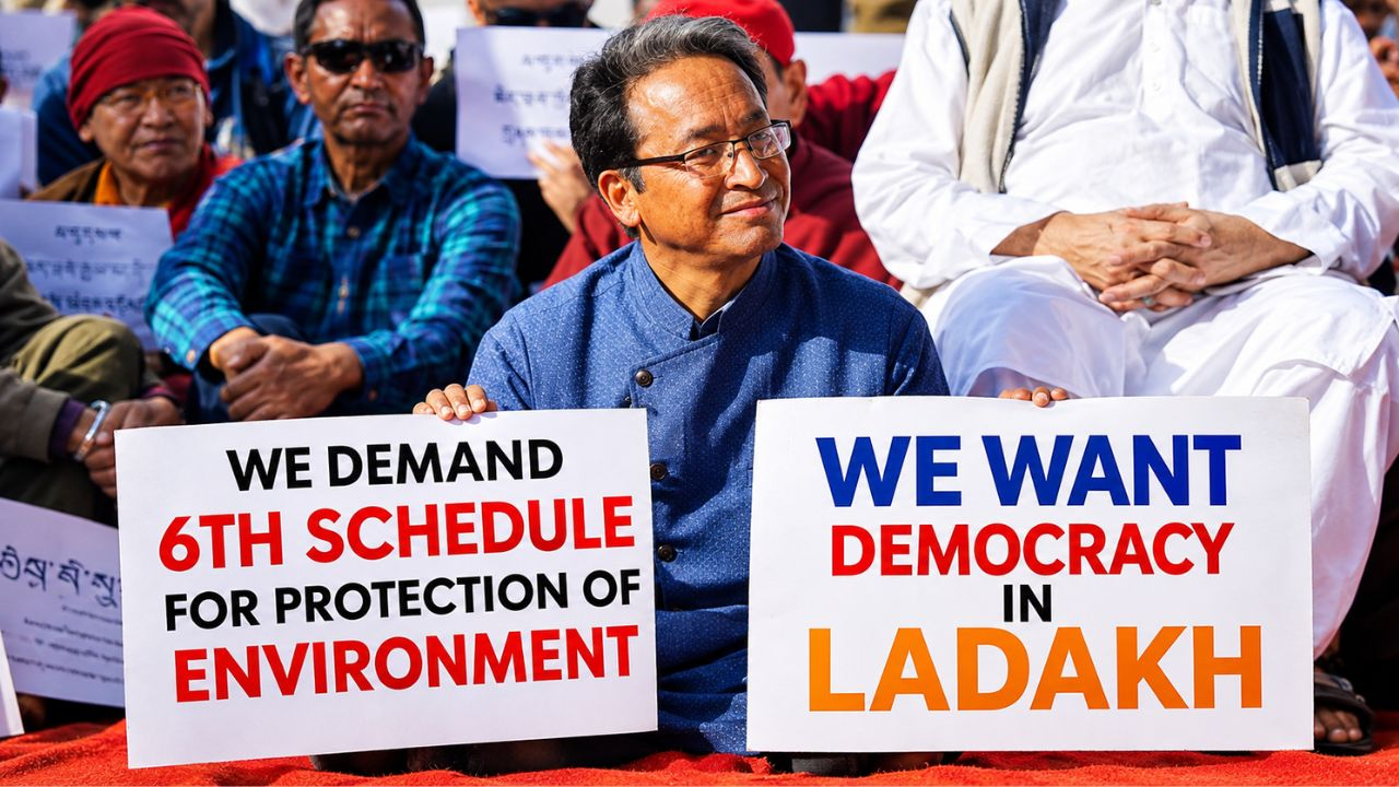 Ladakh Protest, Sonam Wangchuk,