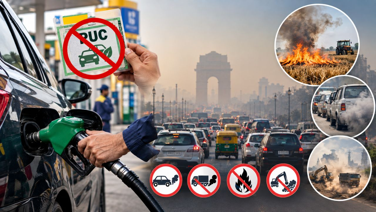 Delhi NCR Pollution, PUC Certificate, 