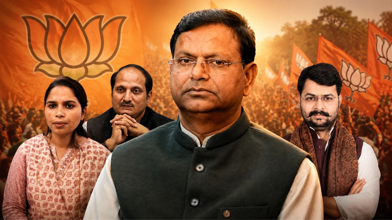 ai generated image of up bjp leaders