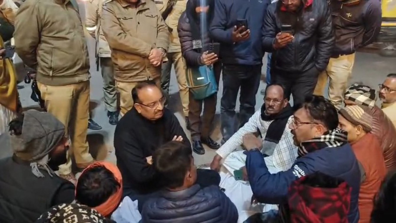 Bajrang Dal workers protest