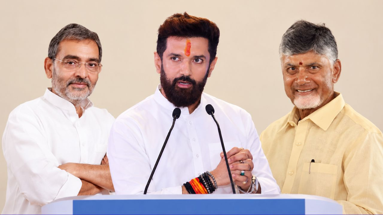 Upendra Kushwaha Chirag Paswan Chandra Babu Naidu 