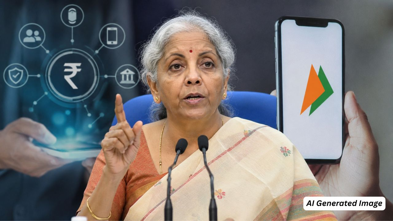 ai generated image of nirmala sitharaman