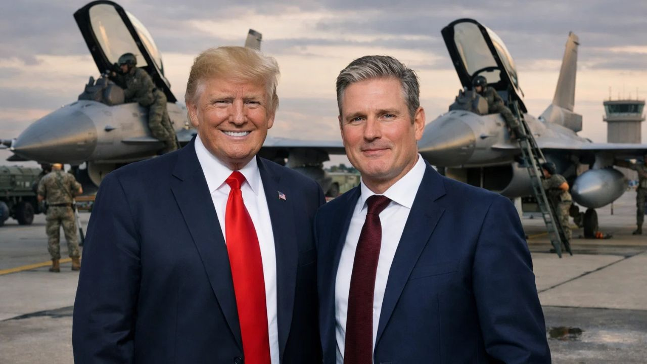 Keir Starmer and Donald Trump