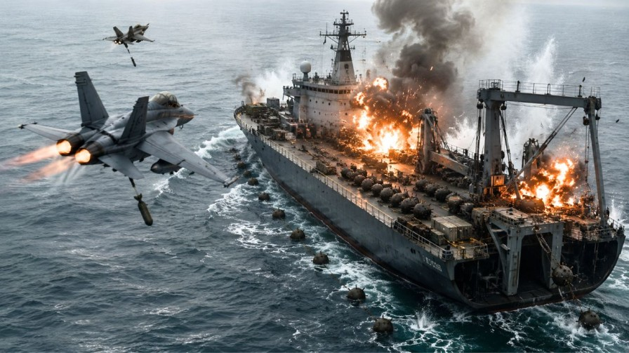 ai generated image of us attack on iran
