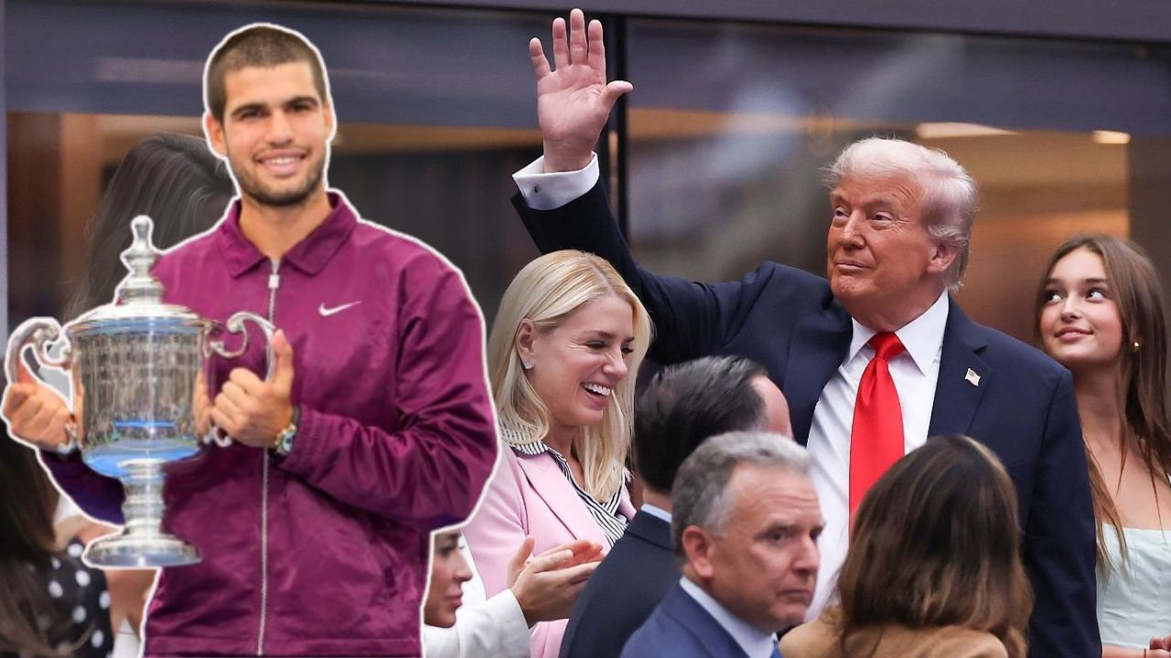 donald trump at us open