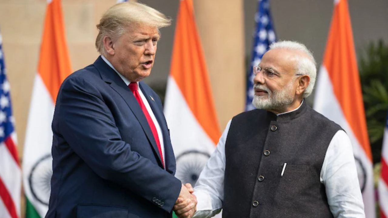 Donald Trump and Prime Minister Narendra Modi