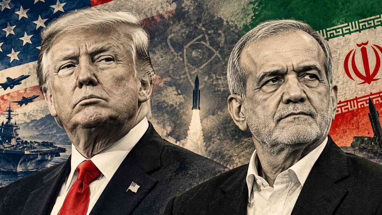 Donald Trump and Masoud Pezeshkian