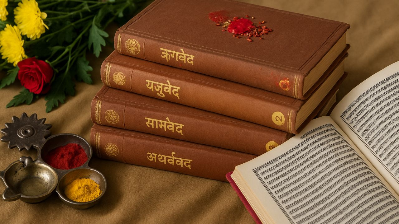 AI Image of 4 Vedas