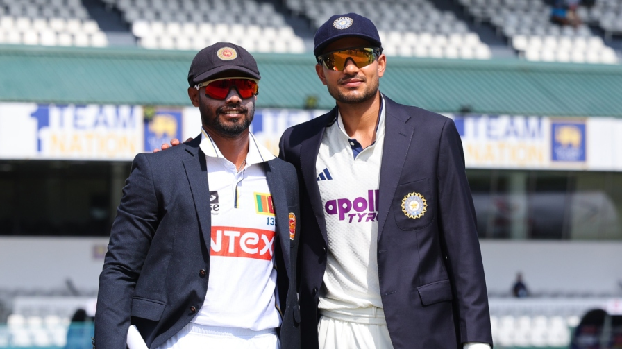 Shubman Gill Dhananjaya de Silva IND vs SL 2nd Test