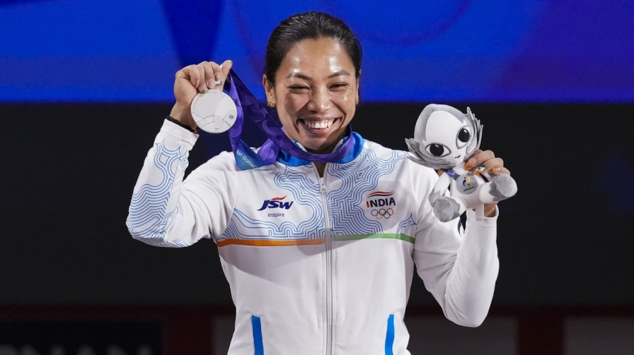 Mirabai Chanu Asian Games Silver Medal