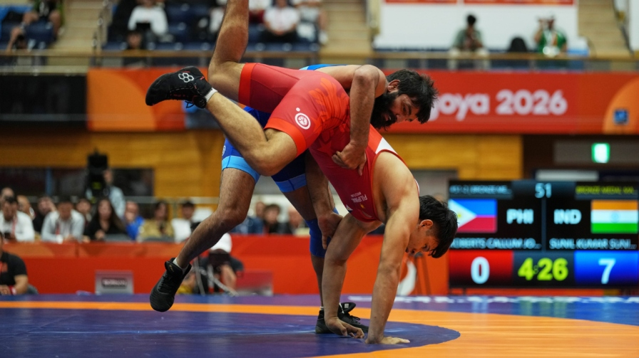 Sunil Kumar Wrestler Asian Games