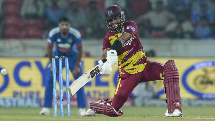 Shai Hope Batting IND vs WI 4th T20