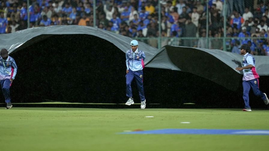M Chinnaswamy Stadium Bengaluru Rain IND vs WI 5th T20