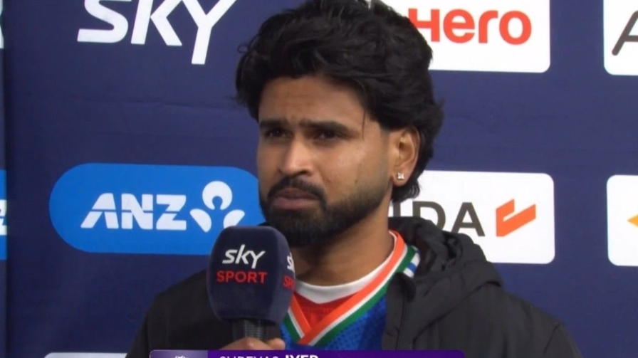 Shreyas Iyer IND vs NZ 4th T20I