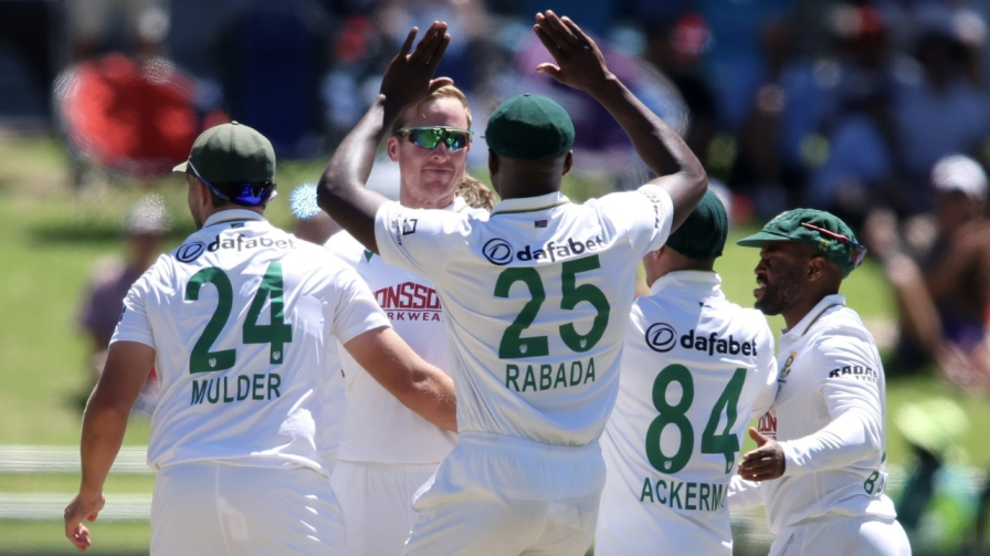 Simon Harmer Kagiso Rabada SA vs AUS Test