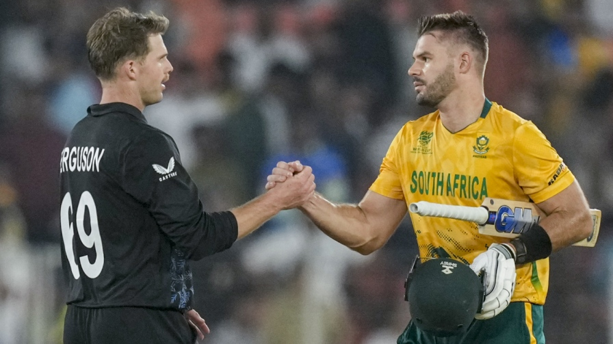 Lockie Ferguson Aiden Markram SA vs NZ T20 WC
