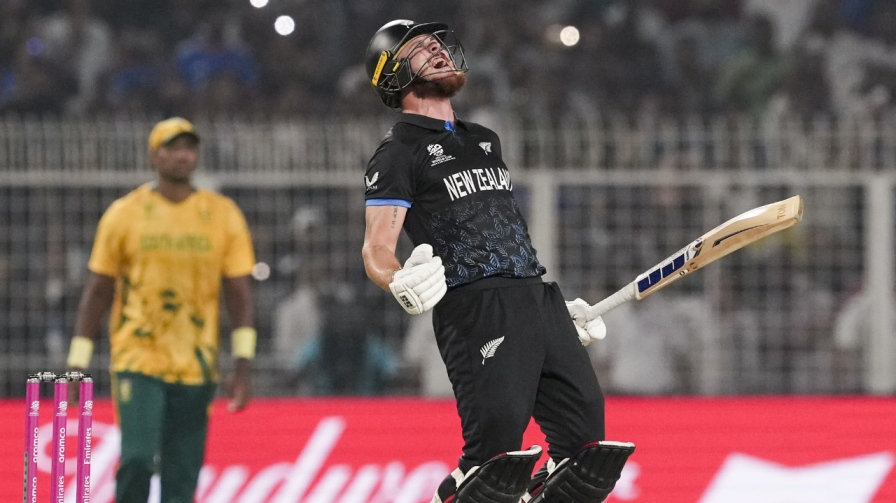 Finn Allen Century NZ vs SA Semi final T20 WC