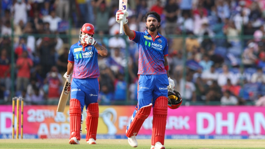 KL Rahul Century Celebration