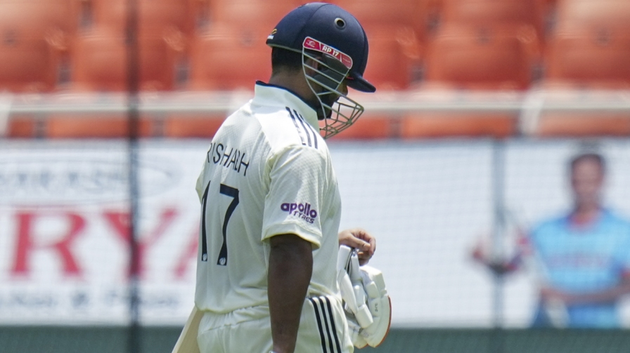 Rishabh Pant Sad IND vs AFG Test
