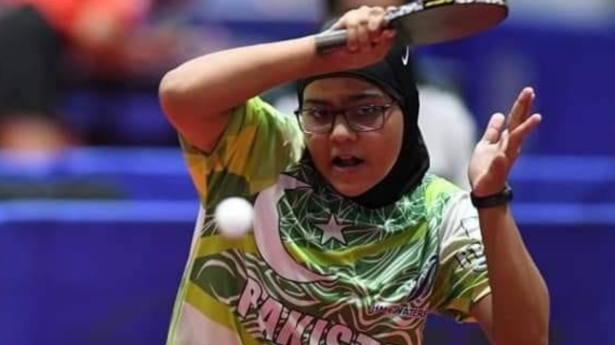 Pakistan table tennis player Hoor Fawad