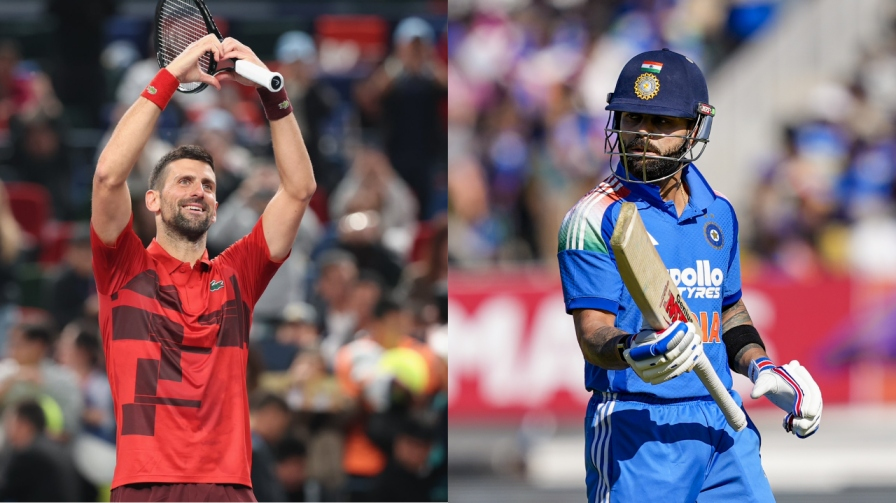 Novak Djokovic Virat Kohli