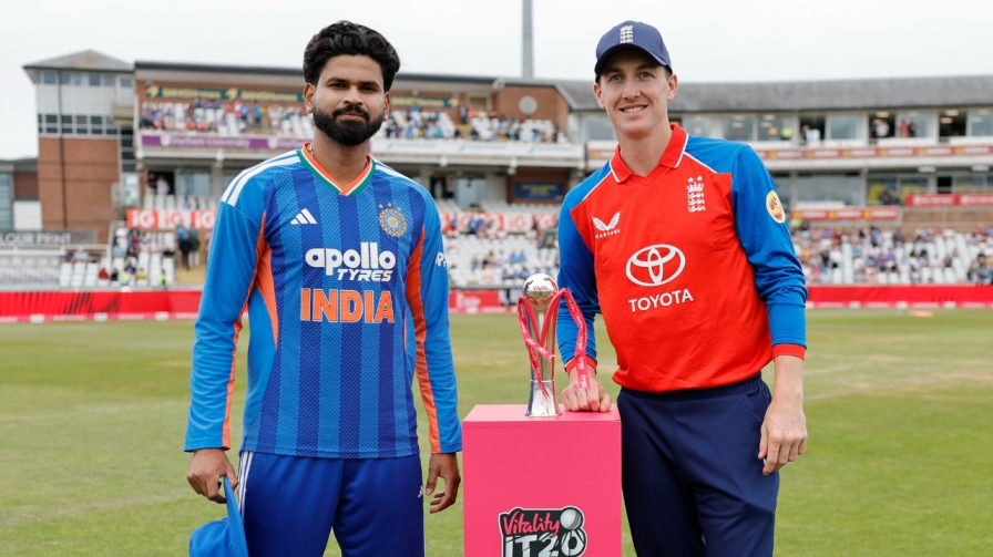 Shreyas Iyer Harry Brook IND vs ENG T20