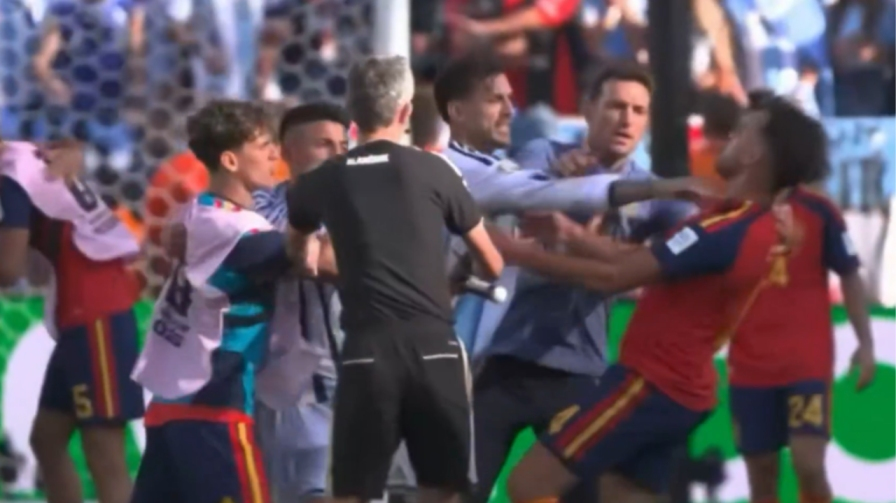 argentina vs spain fight