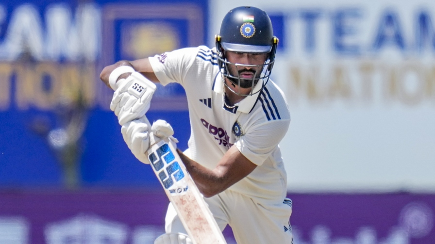 Devdutt Padikkal Batting IND vs SL Test