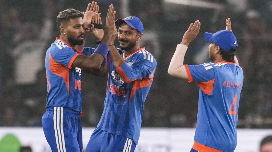 Hardik Pandya Celebrating Wicket