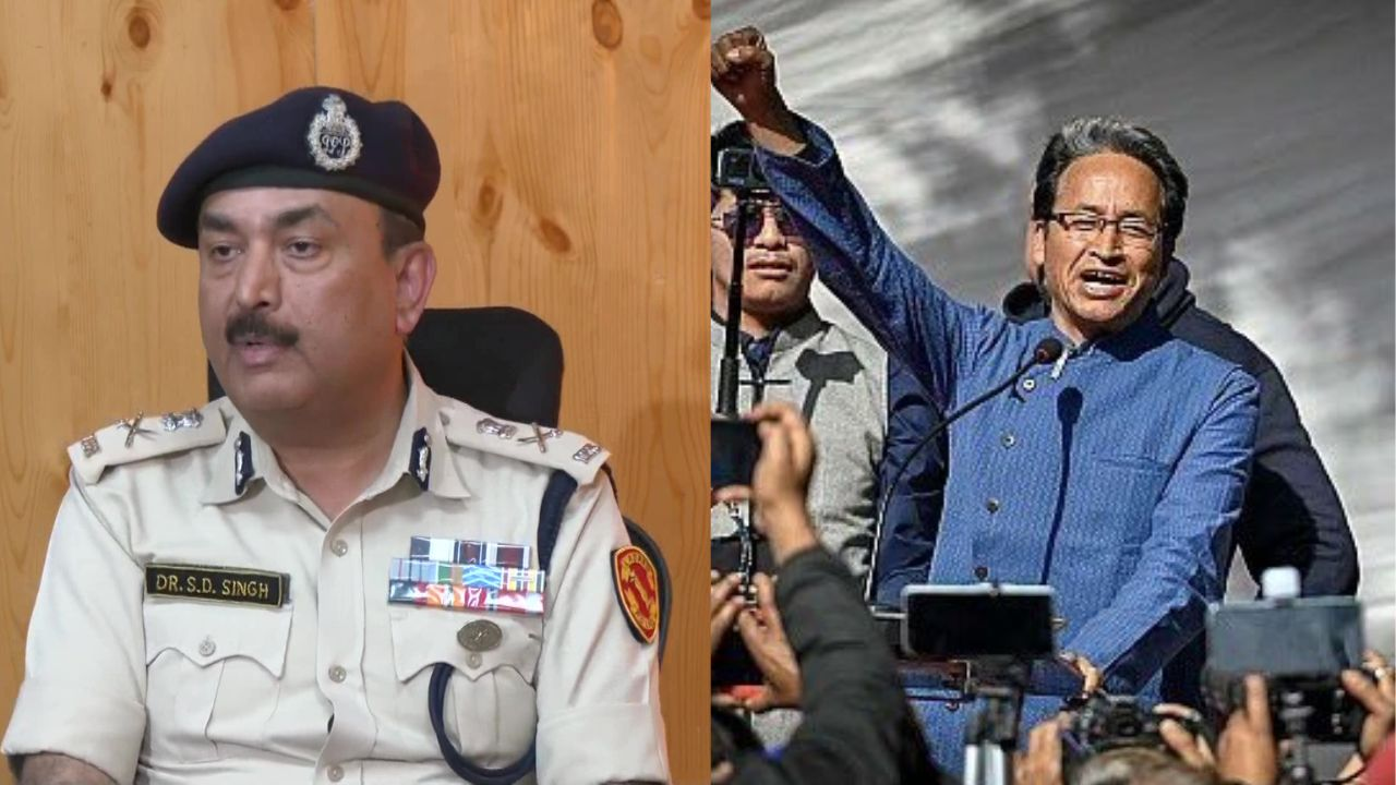 Ladakh DGP and Sonam Wangchuk