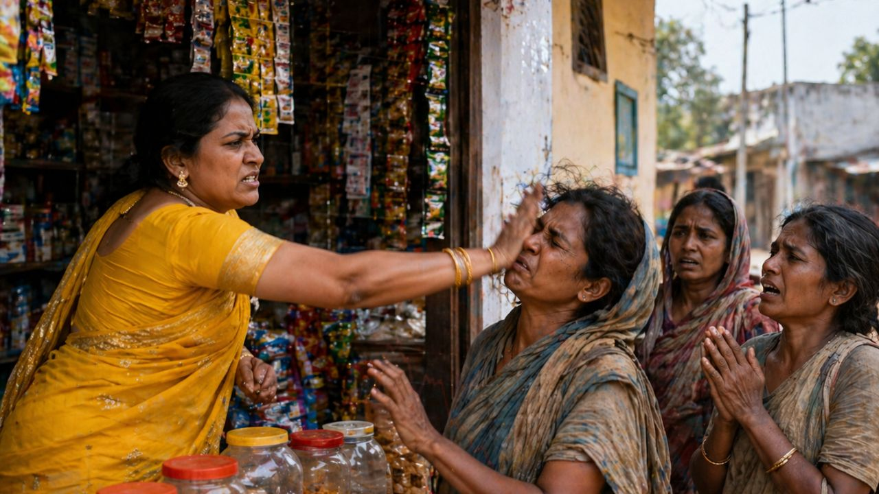 ai generated image of women being slapped