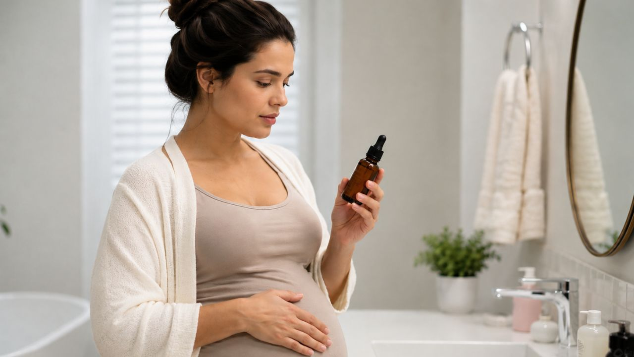 an image generated from ai women using retinol in pregnancy