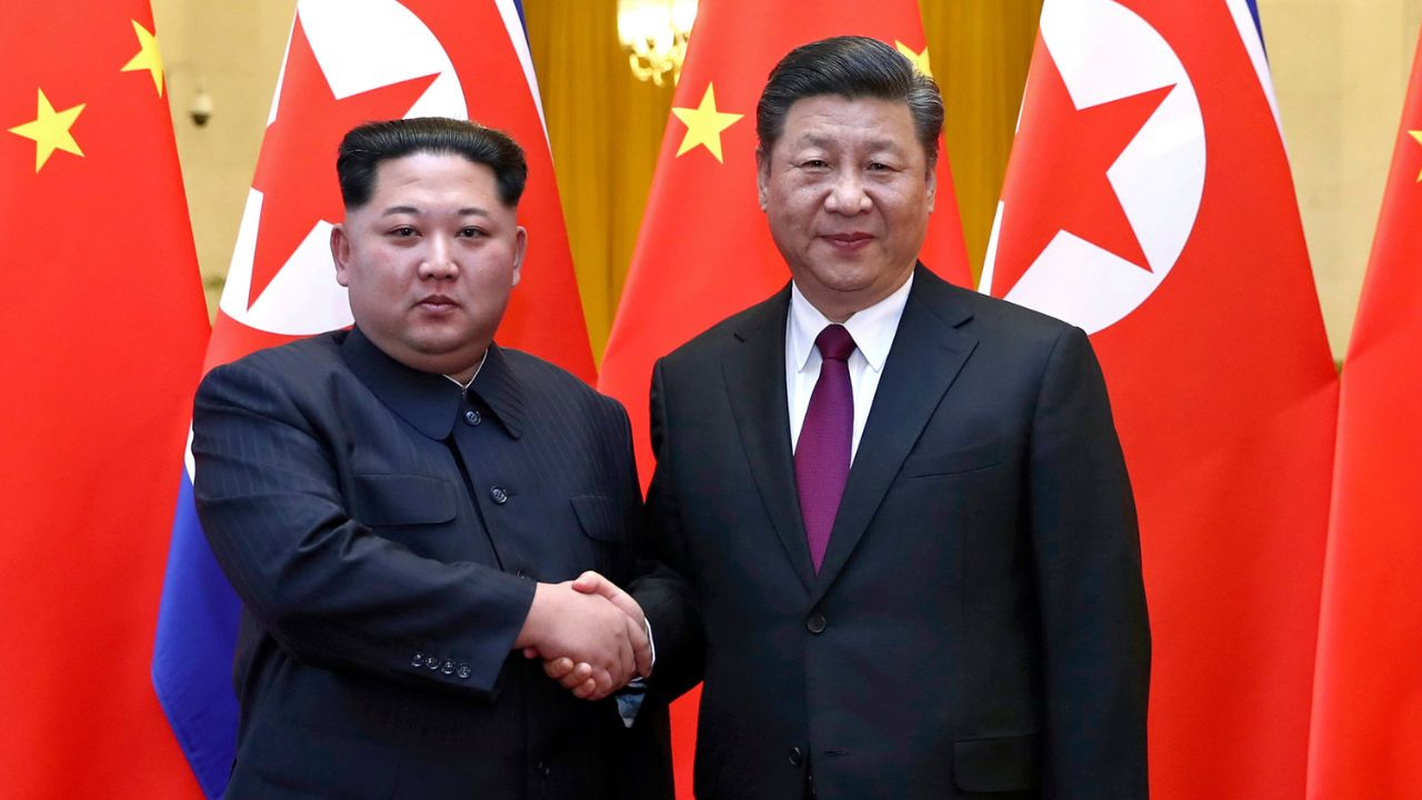Kim Jong Un and Xi Jinping