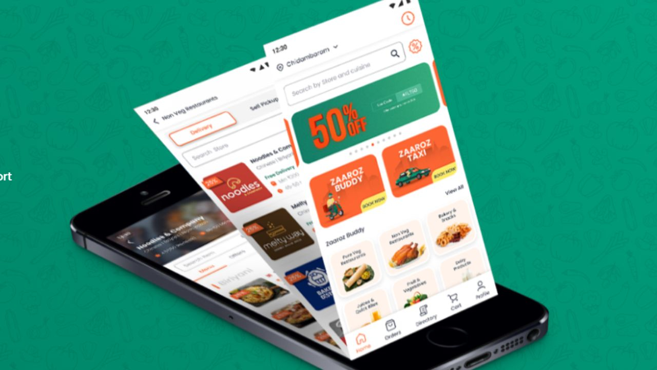 zaaroz food delivery app