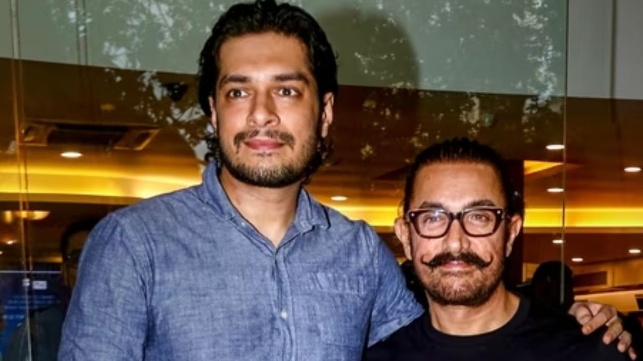  Junaid Khan and aamir khan 