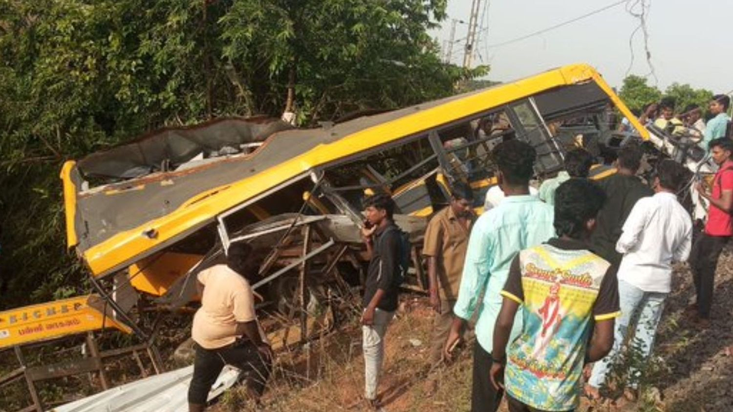 School Bus And Train Accident