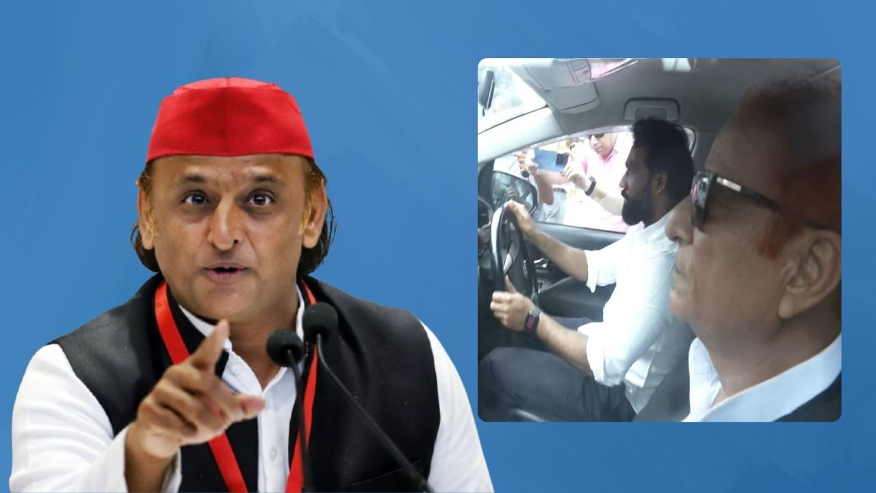 azam khan and akhilesh yadav