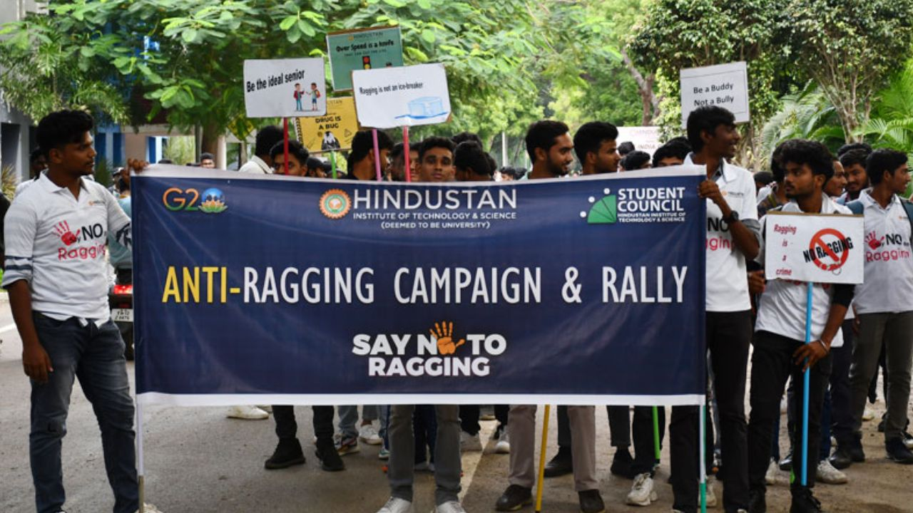 Anti Ragging protest 