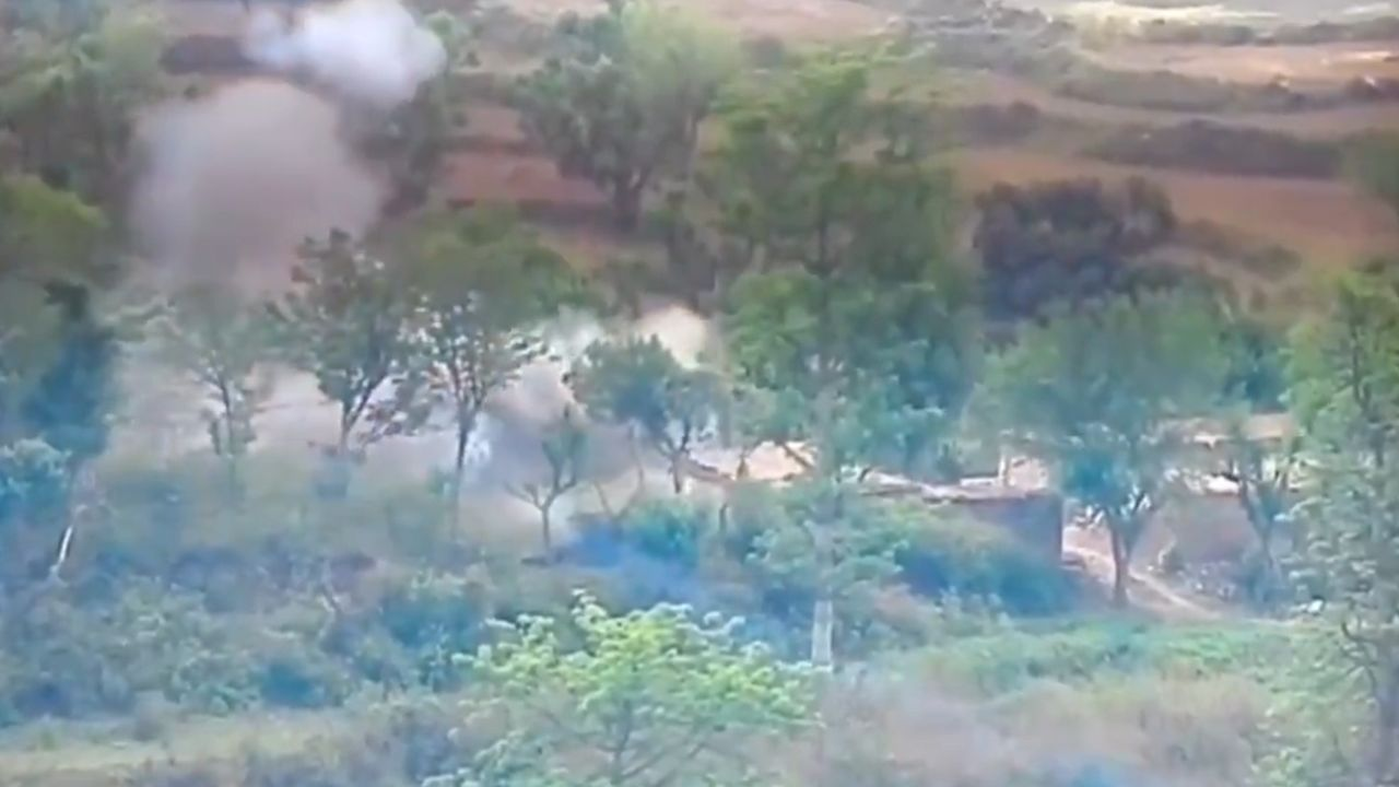 Army destroyed terrorist launchpad