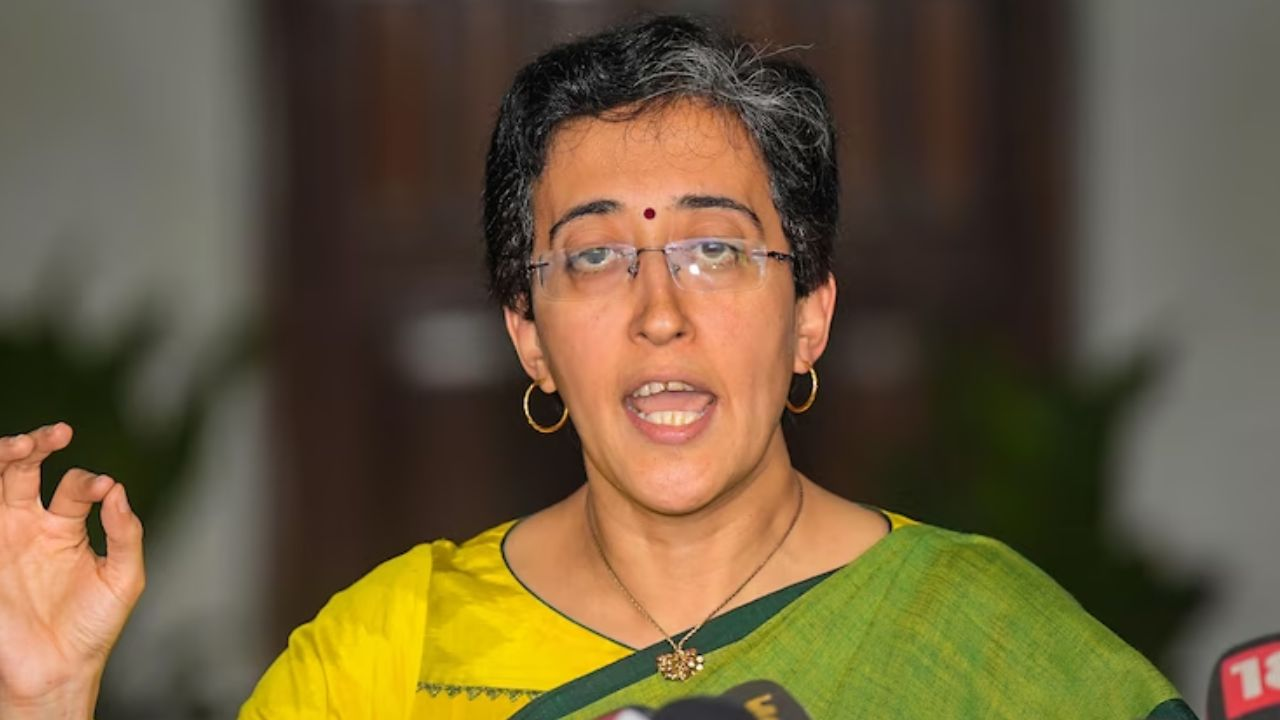 Delhi CM Atishi Marlena । Photo Credit: PTI