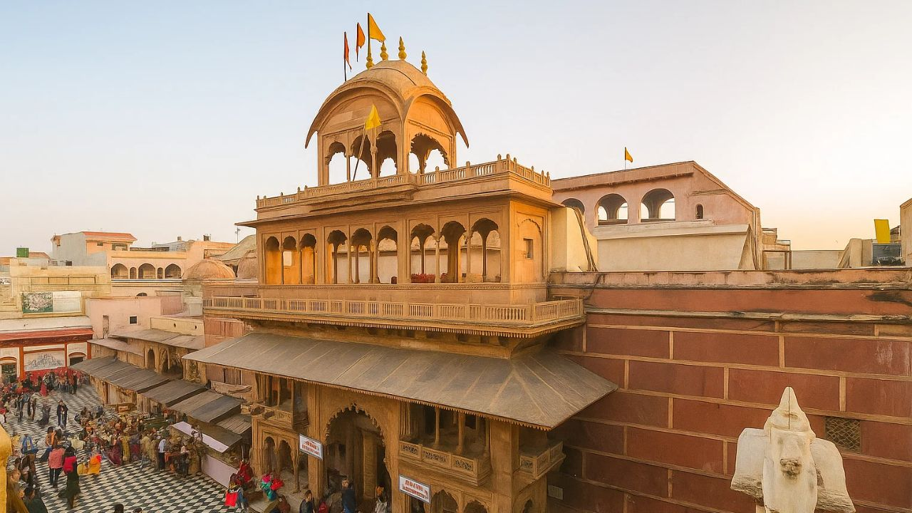 banke bihari temple (representational image) । Photo Credit: AI Generated
