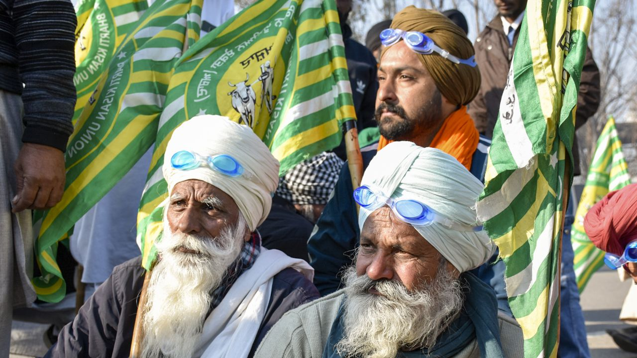 Famers protest
