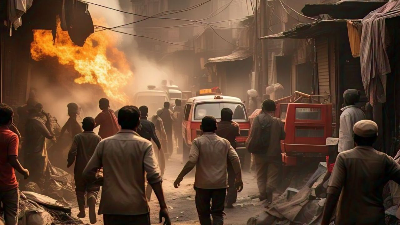 delhi fire