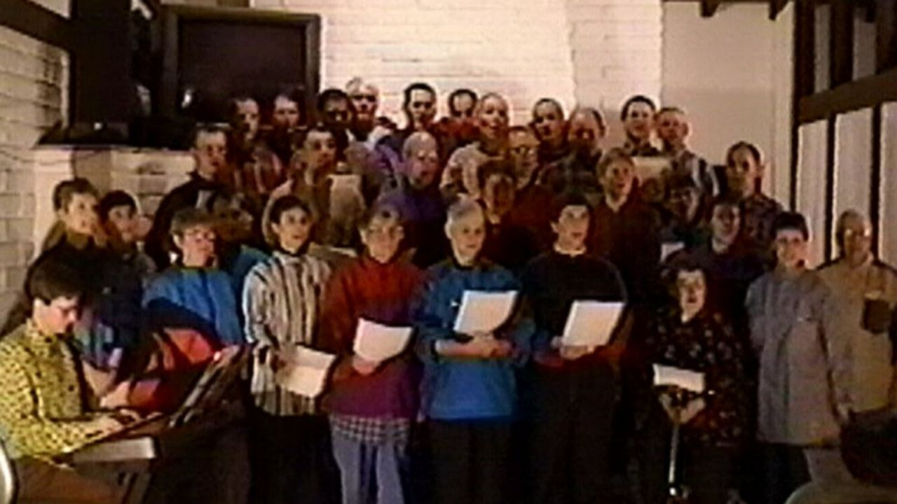 Heaven's Gate cult image taken from a video